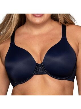 🩷🩷Vanity Fair Beauty Back Full Figure Underwire Navy Bra 76380 40C NWT